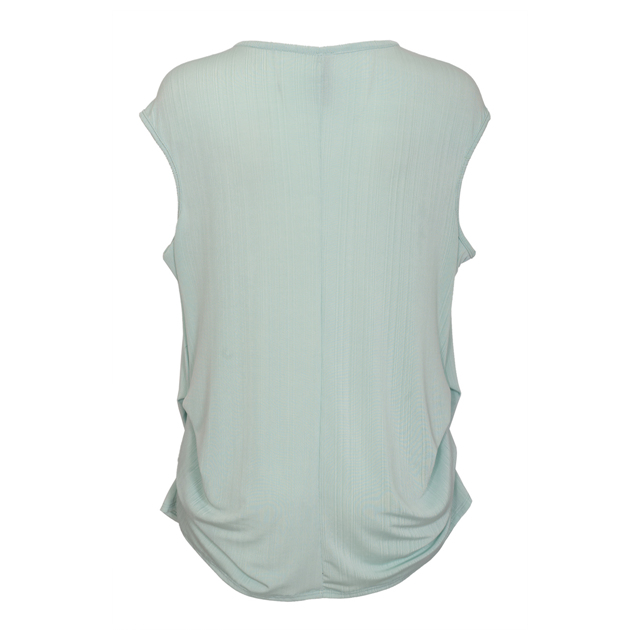 Women's Draped Bodice Blouse Mint Photo 2