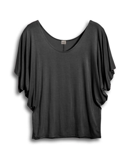 Plus Size Dolman Sleeve Top Heather Gray Photo 1