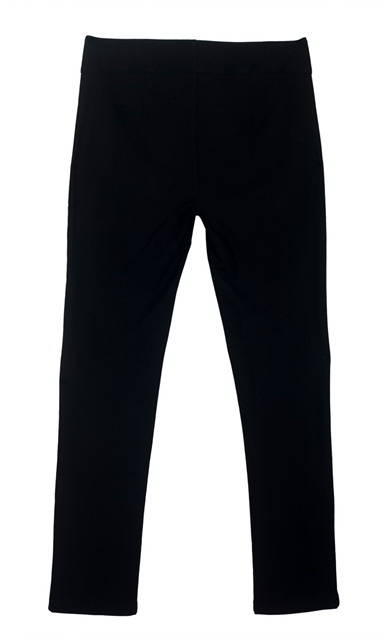 Plus size Double Button Pants Black Photo 4