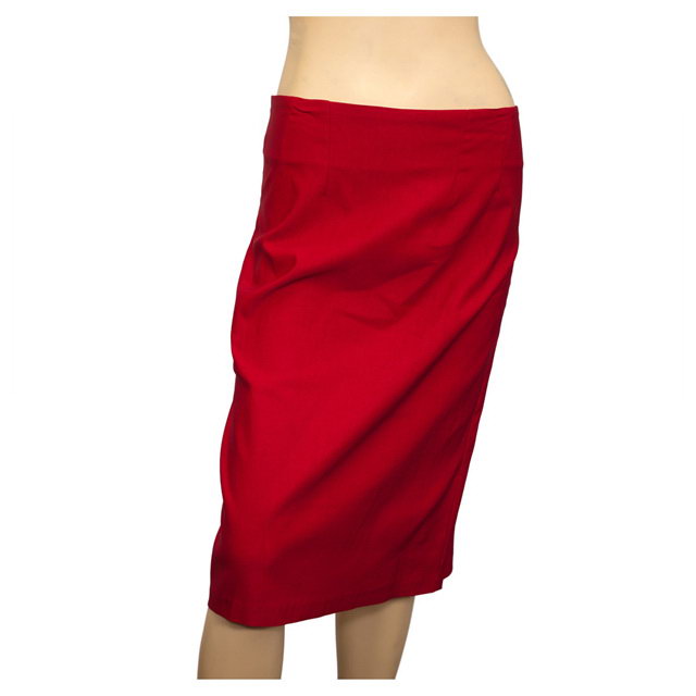 Jr Plus Size Pencil Skirt Red Photo 1