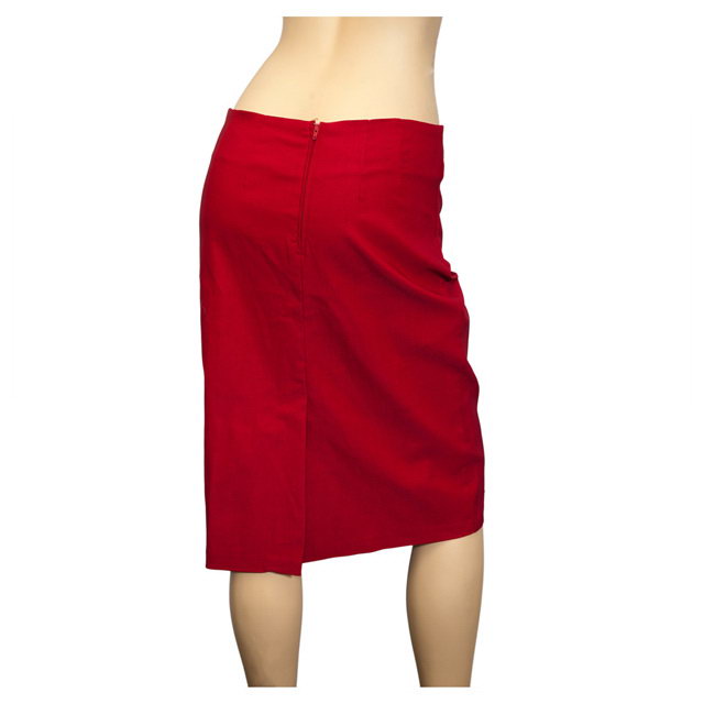 Jr Plus Size Pencil Skirt Red Photo 3