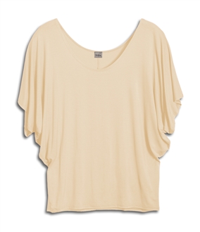 Plus Size Dolman Sleeve Top Stone