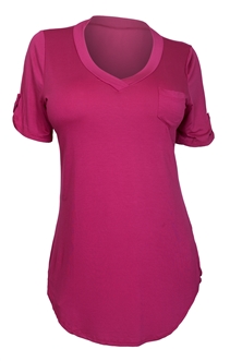 Women's Ballet Tunic Top Fuchsia