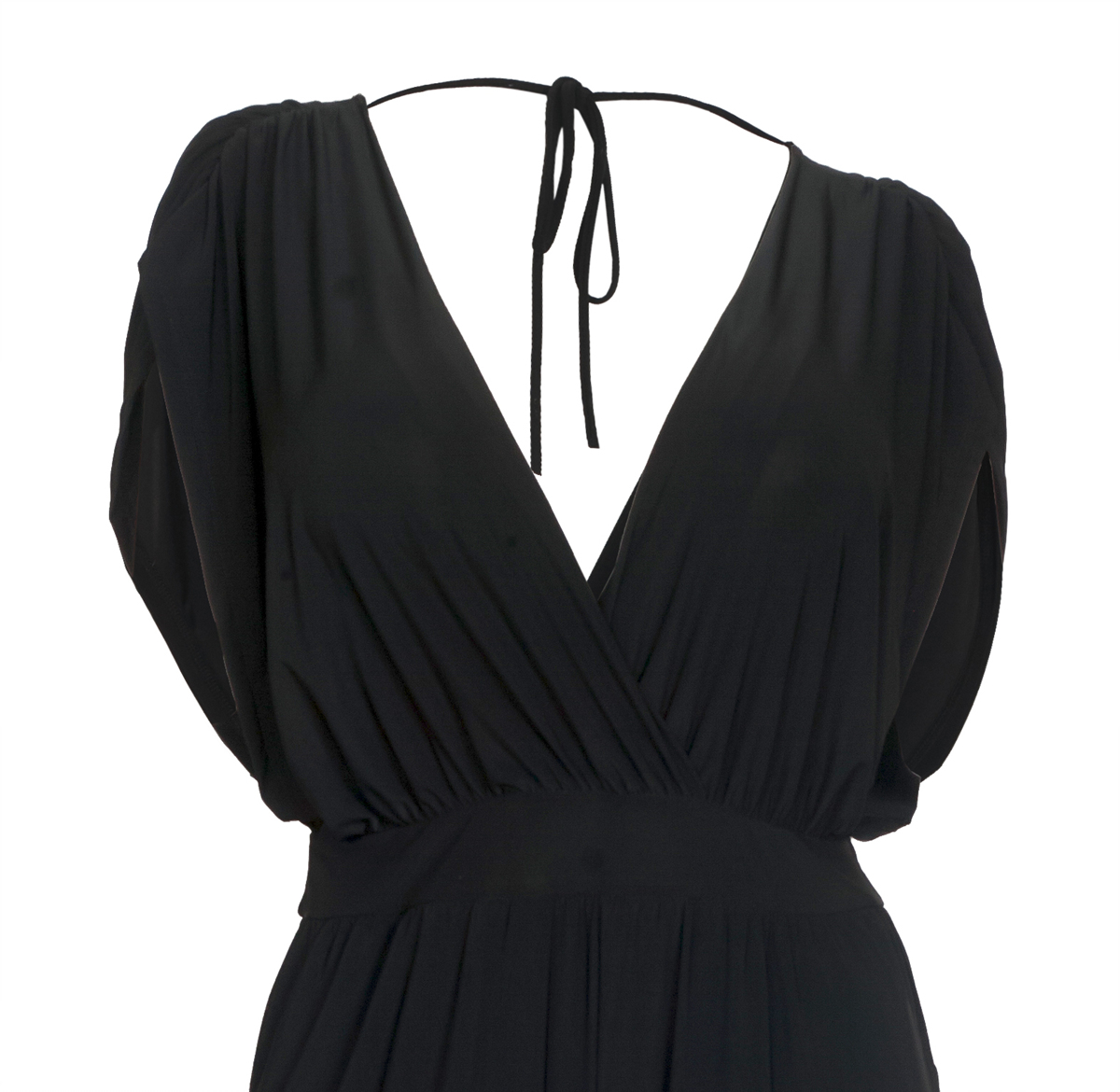 Plus Size Sleeveless Dressy Jumpsuit Black | eVogues Apparel