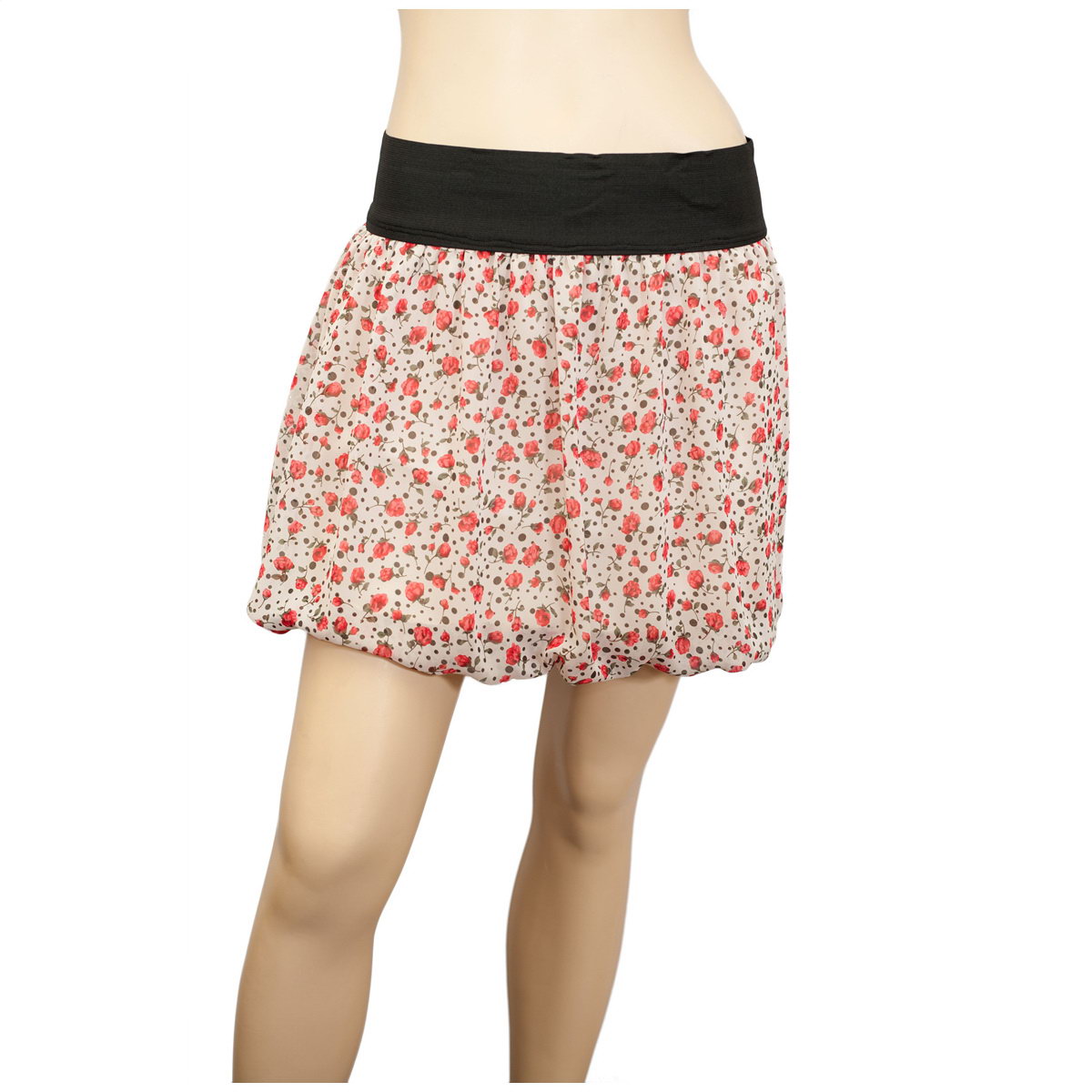 white-polka-dot-floral-print-plus-size-mini-skirt-evogues-apparel