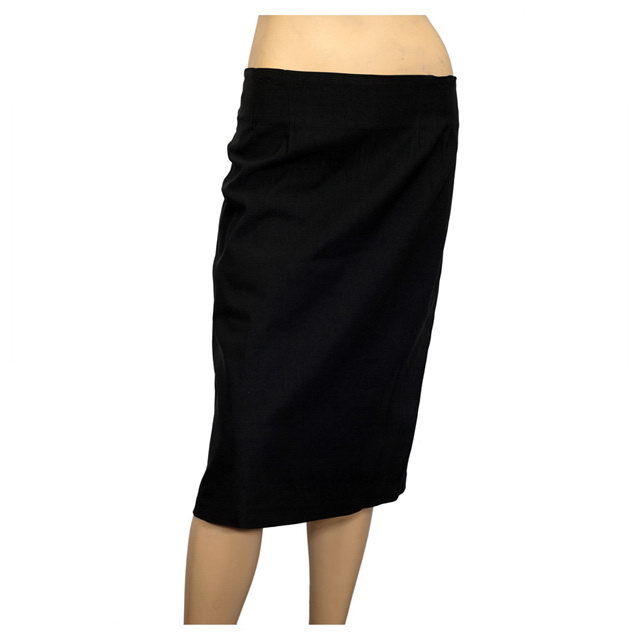 Plus Size Pencil Skirt Black | eVogues Apparel